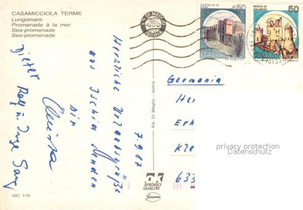 Casamicciola Terme Lungomare Seepromenade Hafen – Bild 2