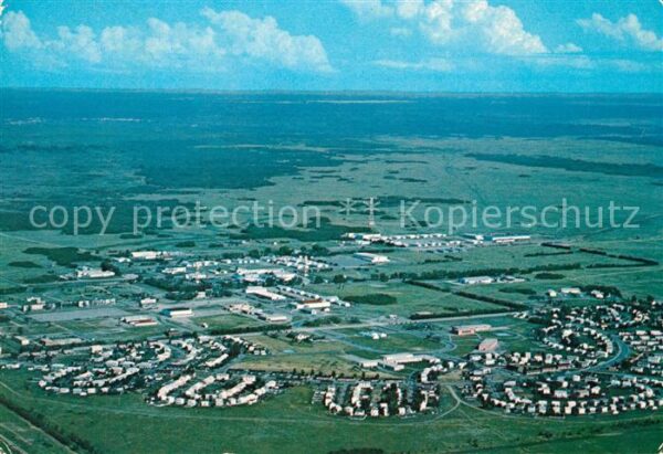 Manitoba Canadian Forces Base Shilo aerial view