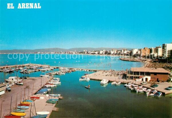 El Arenal Mallorca Panorama Hafen Küste Club Náutico