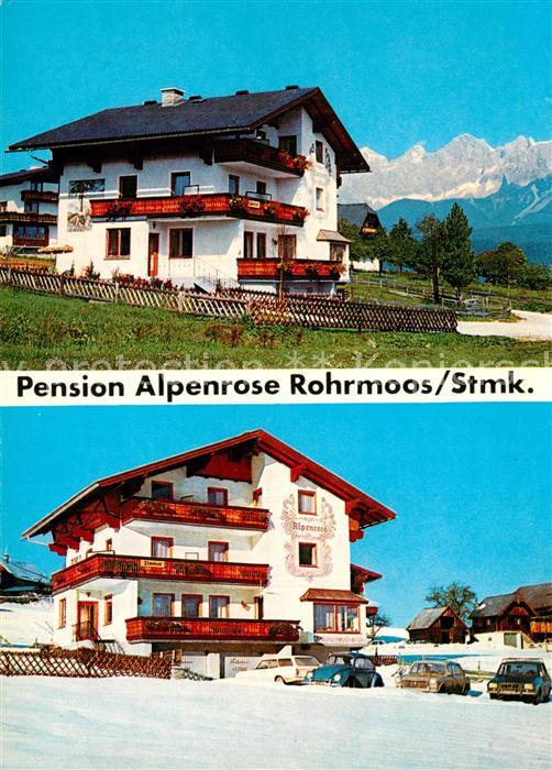 Rohrmoos Schladming Pension Alpenrose im Sommer und im Wint