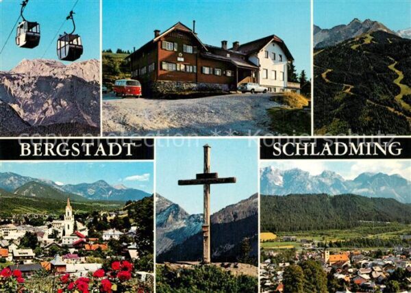 Schladming Obersteiermark Panorama Schladminger Hütte auf der Pla