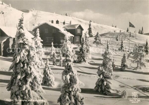 Kongsberg Knutehytta Winterlandschaft