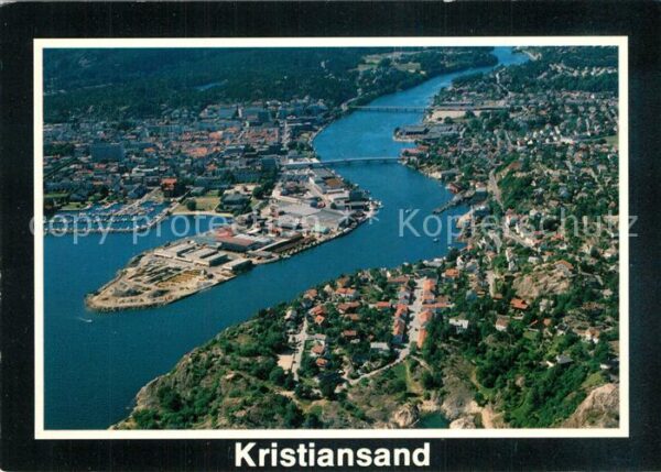 Kristiansand Fliegeraufnahme