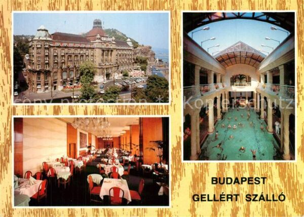 Budapest Hotel Gellert Restaurant Hallenbad