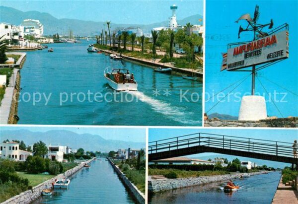 Ampuriabrava Canal principal y zonas residenciales