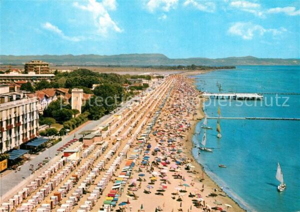Grado Gorizia Spiaggia Strand Fliegeraufnahme