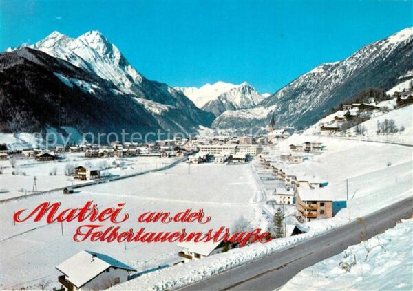 Matrei Osttirol an der Felbertauernstrasse Winterpanora