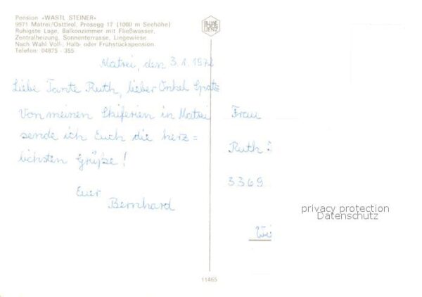 Matrei Osttirol Pension Wastl Steiner Landschaftspanora – Bild 2