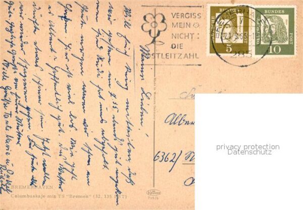 Bremerhaven Columbuskaje mit TS Bremen – Bild 2