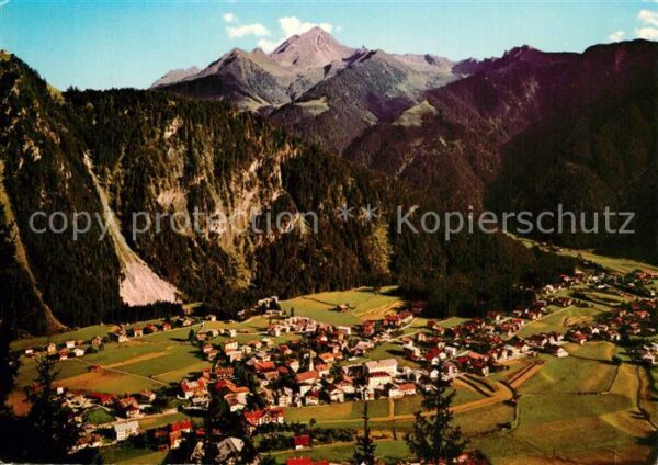 Mayrhofen Zillertal Panorama Luftkurort gegen Ahornspitze Z