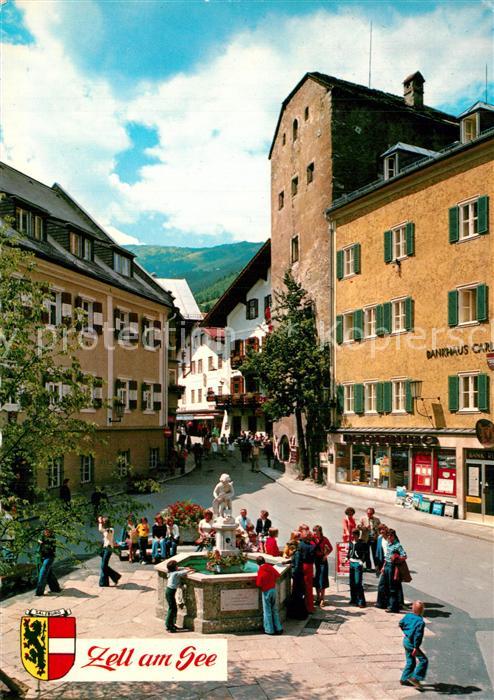 Zell See Stadtplatz mit Kastner- oder Vogtturm