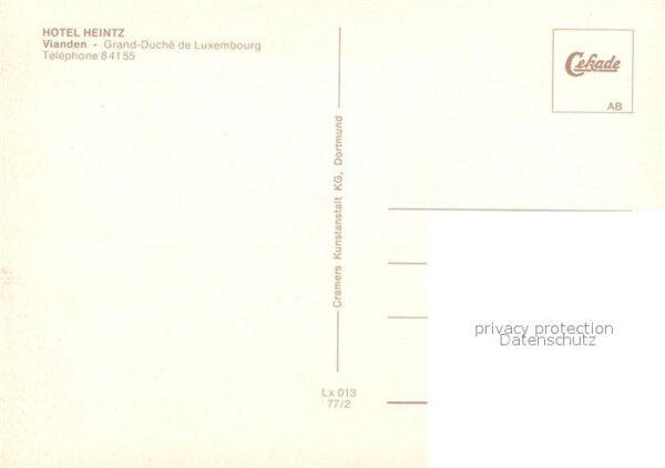 Vianden Hotel Heintz Hostellerie des Trinitaire – Bild 2