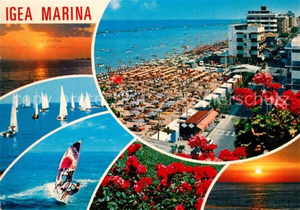 Igea Marina Strand Hotels Segeln Windsurfen Blumen