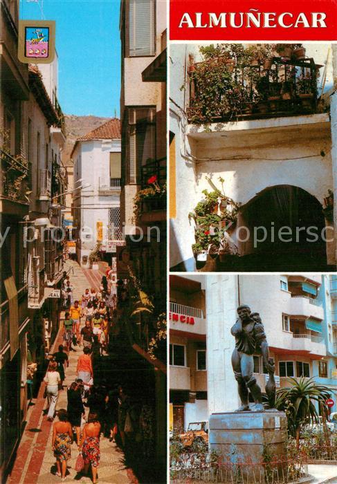 Almunecar Calle Real Rincon típico Monumento al P