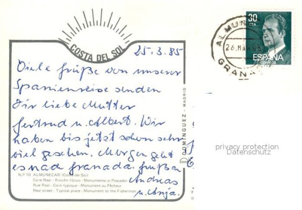 Almunecar Calle Real Rincon típico Monumento al P – Bild 2