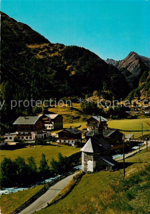 Hinterbichl Praegraten Bergdorf Kapelle Sommerfrische Virgenta