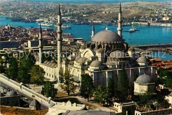 Istanbul Constantinopel Moschee Süleymaniye Goldenes Horn