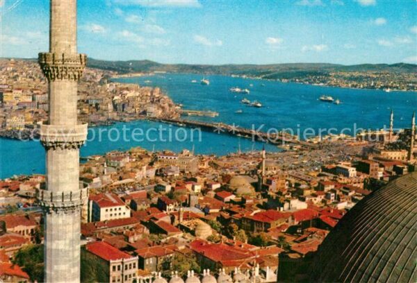 Istanbul Constantinopel Goldenes Horn Galatabrücke Bosphorus Mo