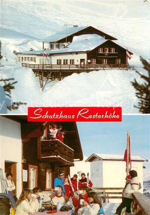 Mittersill Oberpinzgau Schutzhaus Resterhöhe Terrasse im Winte