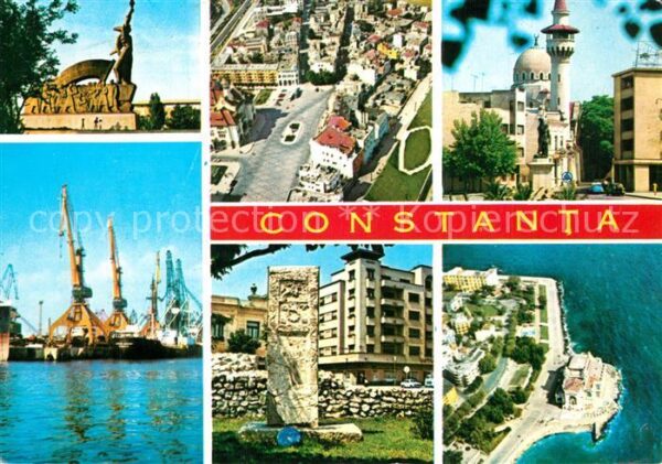 Constanta Denkmal Hafen Fliegeraufnahmen