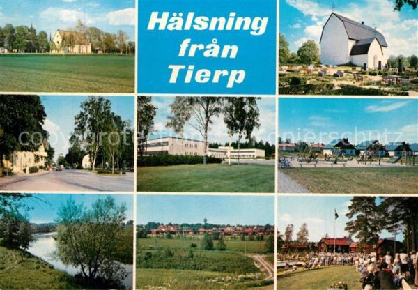 Tierp Kyrka Järnvägsstationen Högbergsskolan