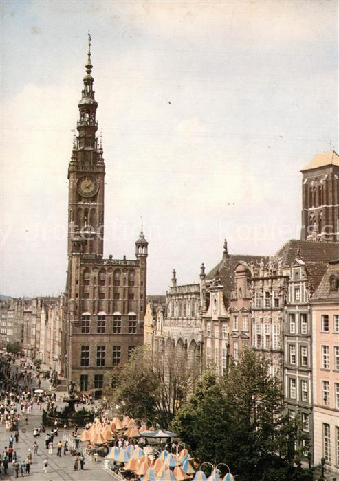 Gdansk Dlugi Targ i Ulica Dluga Ratusz Muzeum