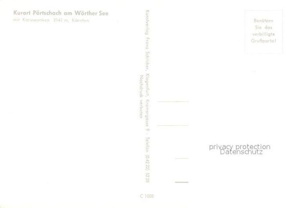 Poertschach Woerthersee Panorama Blick zu den Karawanken – Bild 2