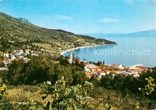 Zaostrog Panorama Küste