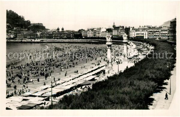 San Sebastian  Pais Vasco ES Playa a Paseo de la Concha