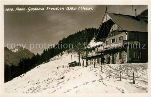 Stubaital Alpen Gasthaus Froneben