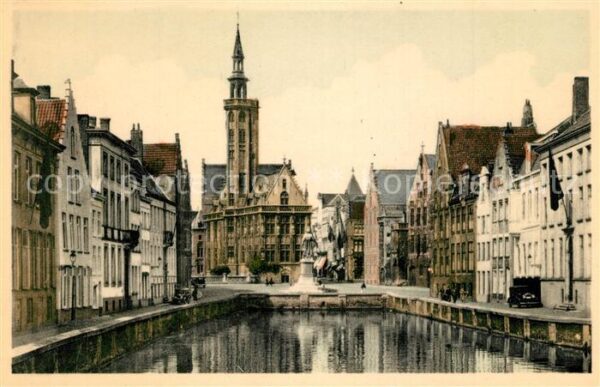 Brugge Bruges Flandern Spiegelrei Gracht