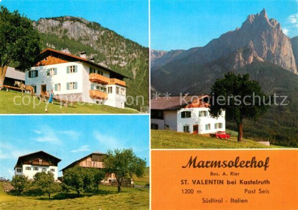 St Valentin Haide Vinschgau Marmsolerhof Details