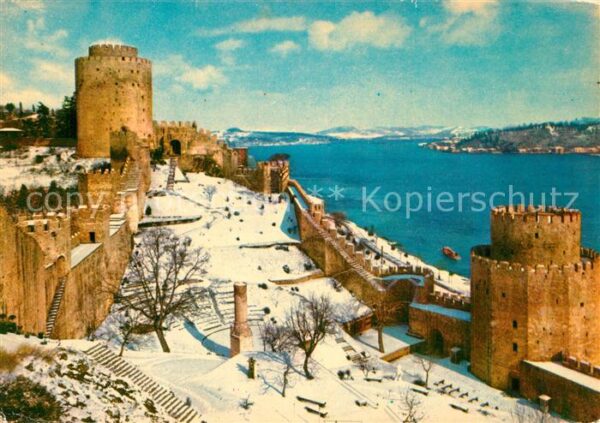 Istanbul Constantinopel The Bosporus in winter time