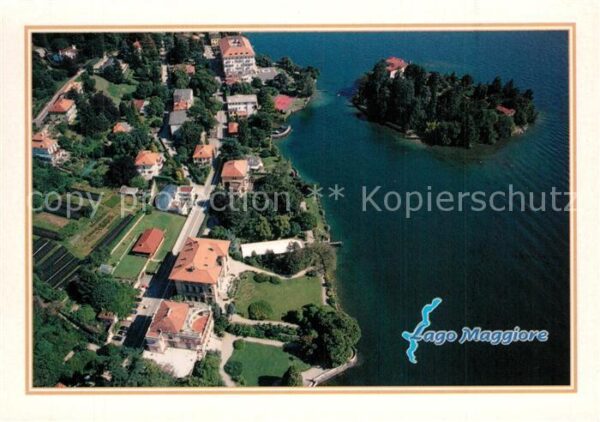 Lago Maggiore Verbania Pallanza Veduta aerea Lungolag