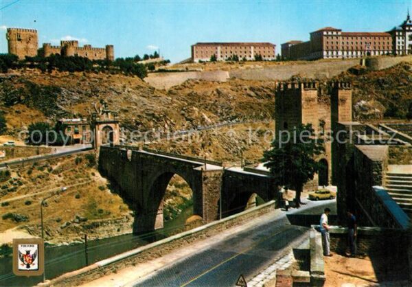 Toledo Castilla-La Mancha Puente de Alcantara y murallas