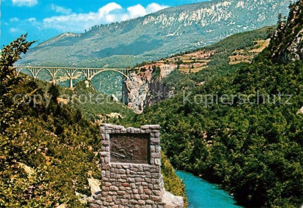 Montenegro Durmitor Most na Tari Bareljef nad Ljut