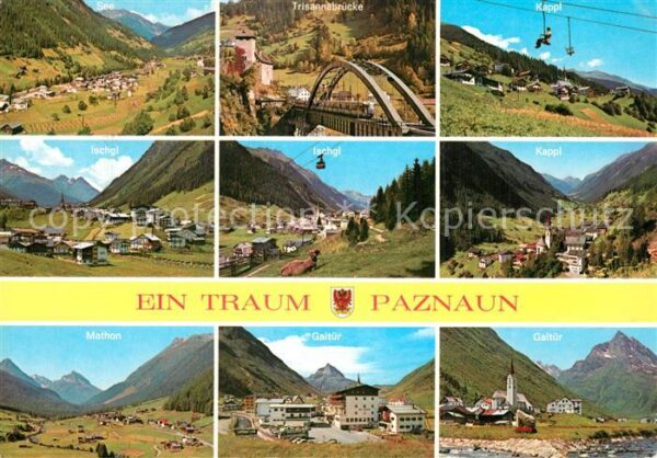 Paznaun Region See Trisannabrücke Kappl Ischgl Mathon