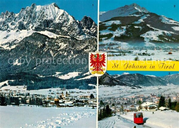 St Johann Tirol mit Wildem Kaiser Kitzbüheler Horn und