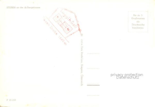 Stuben Vorarlberg an der Arlbergstrasse Fliegeraufnahme – Bild 2