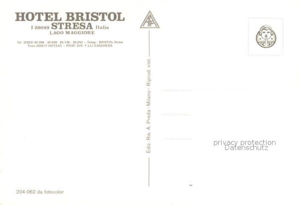 Stresa Lago Maggiore Hotel Bristol – Bild 2