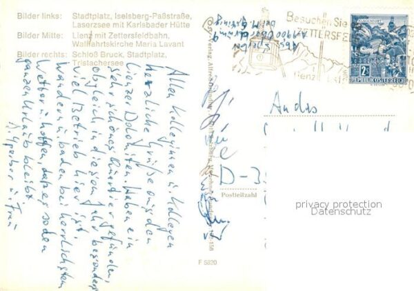 Lienz Tirol Stadtplatz Iselsberg laserzsee mit Karl – Bild 2