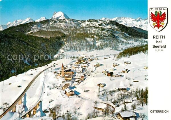 Reith Seefeld Tirol mit Gschwandtkopf und Hohe Munde Fliege