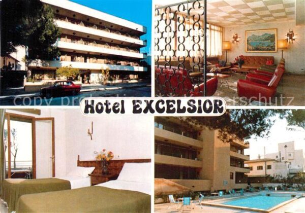 Can Pastilla Palma de Mallorca Hotel Excelsior Foyer Zimmer Pool
