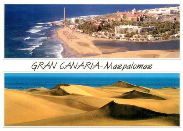 Maspalomas Fliegeraufnahme Dünen