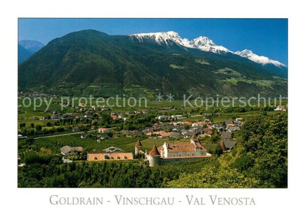 Goldrain Vinschgau Val Venosta Panaorama