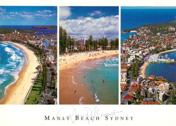 Sydney New South Wales Manly Beach Fliegeraufnahmen
