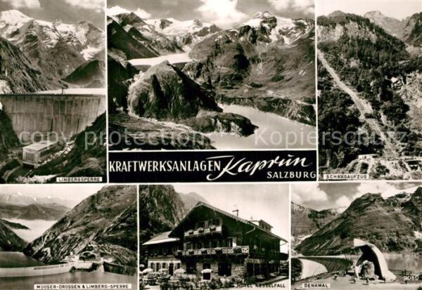Kaprun Kraftwerksanlagen Limbergsperre Schräga