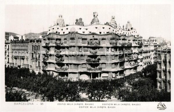 Barcelona Cataluna Edifici Mila Gaudi