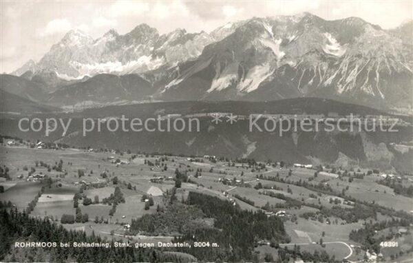 Rohrmoos Schladming Panorama Dachstein