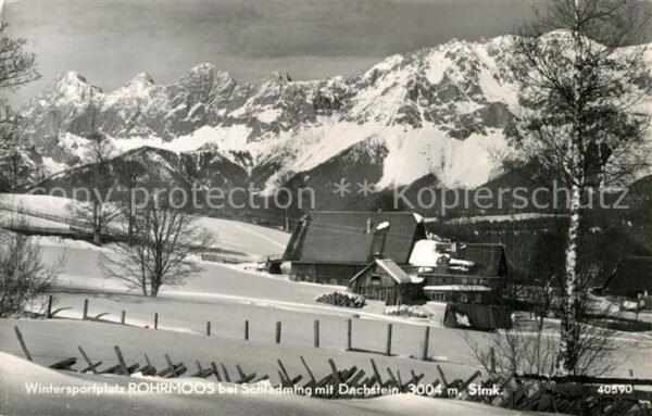 Rohrmoos Schladming Winterlandschaft Dachstein